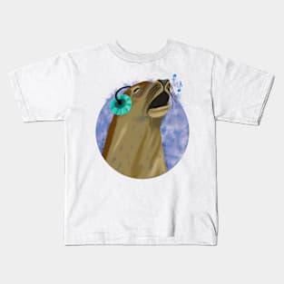 Sea lion singer Kids T-Shirt